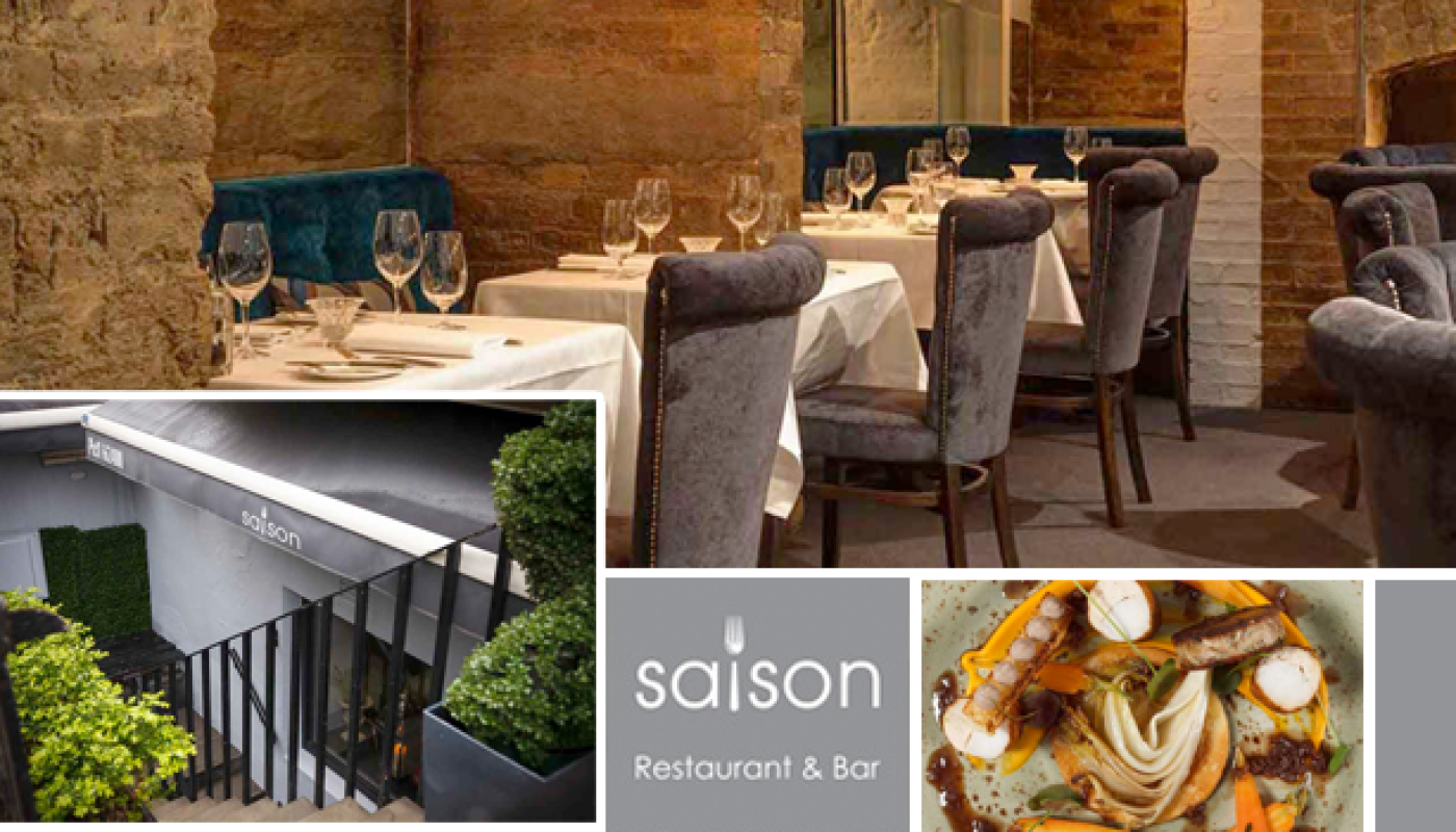Stylish Lunch Taste – Enjoy a 2 course lunch for two with tea/coffee at the newly opened Saison Restaurant, Kildare Street, Dublin 2 - SOLD OUT
