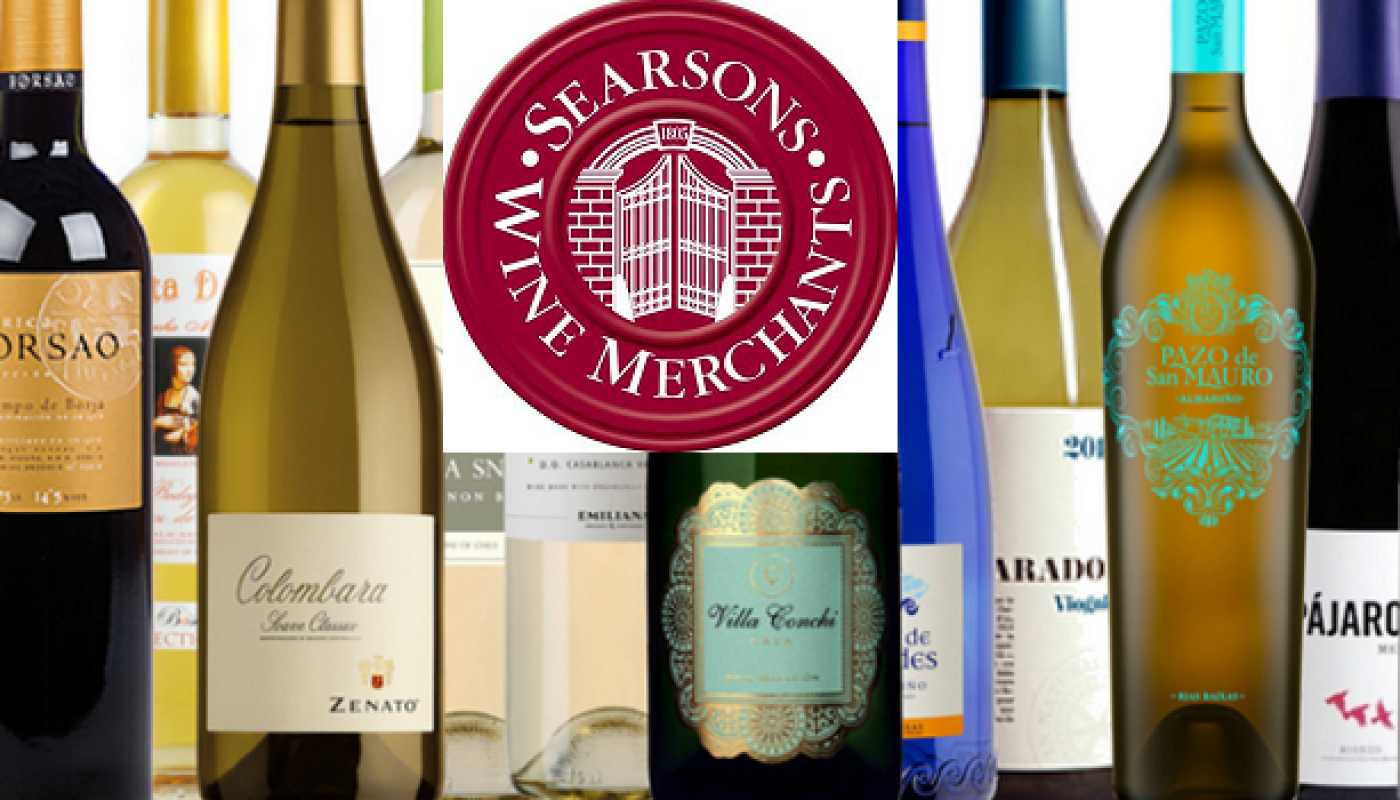 Taste your Way around the Wine World at the Searsons Annual Tasting on 6th February