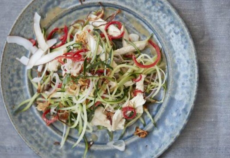 shreddedchickencoconutsalad