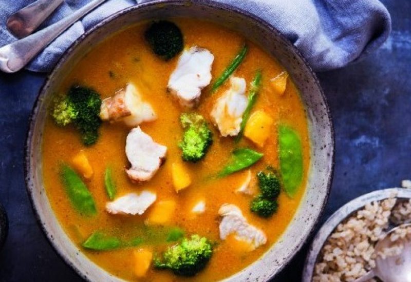Oliver McCabe spicy mango coconut fish dish image 1