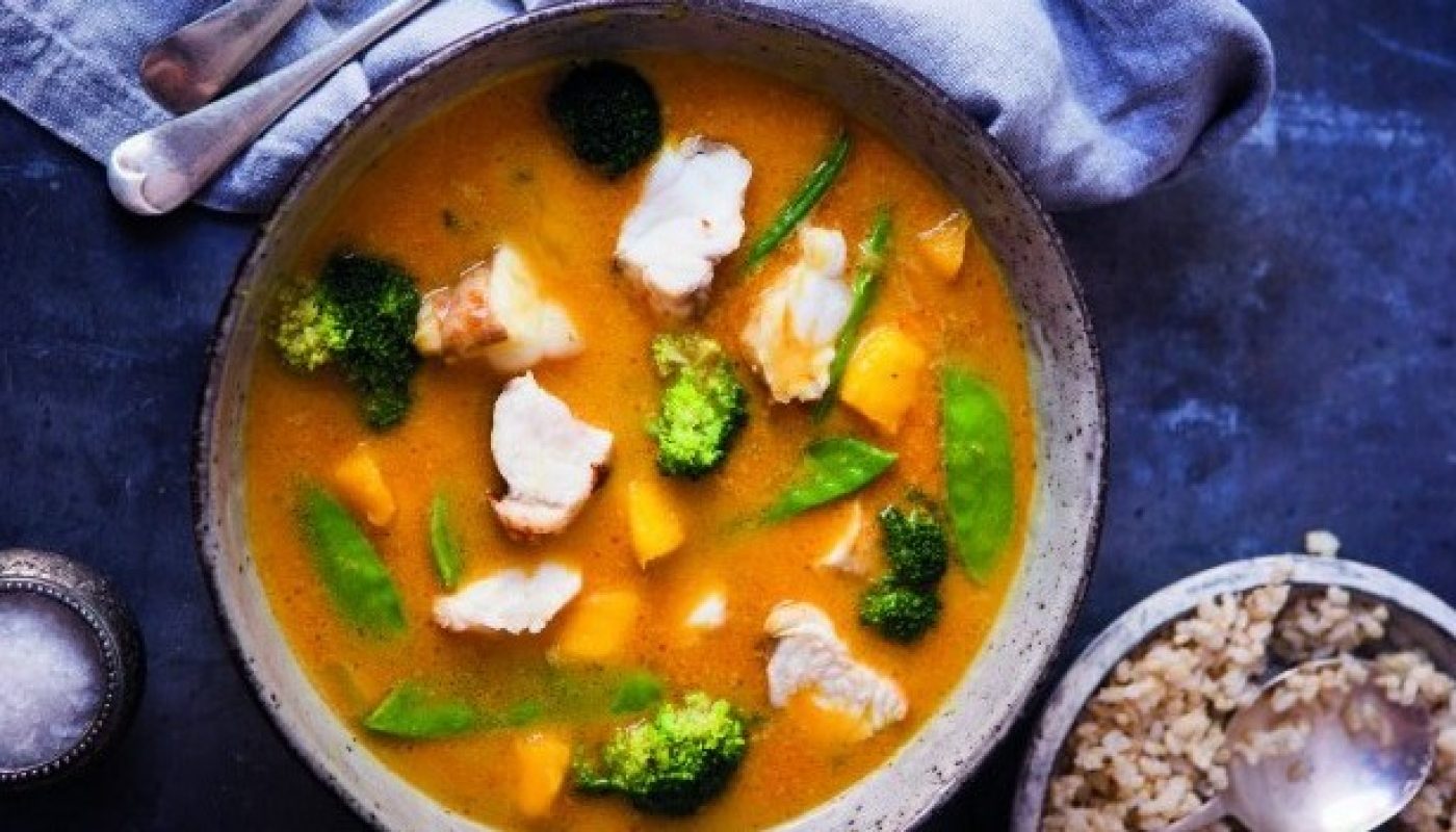 Oliver McCabe spicy mango coconut fish dish image 1