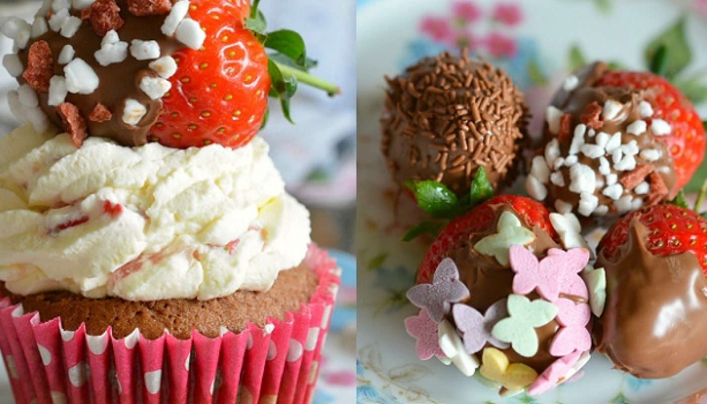 Nutella and Strawberry Cupcakes Recipe by Karyn Ryan