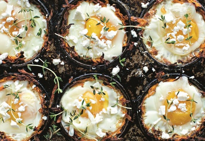 sweetpotato egg pots recipe