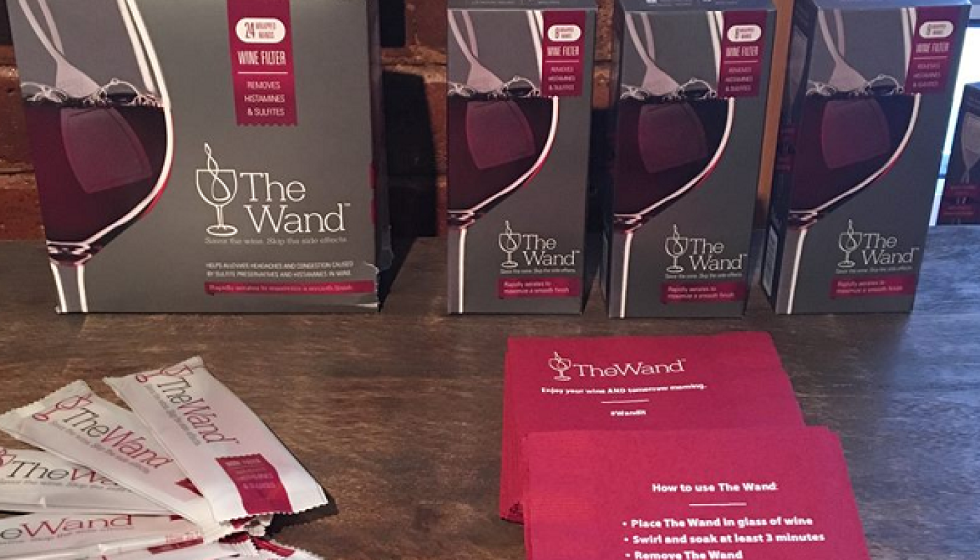 New Gadget "The Wand" Claims To Remove the Elements in Wine that Cause Hangovers
