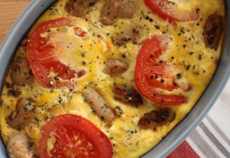 Italian Turkey Frittata Recipe by The Wonky Spatula