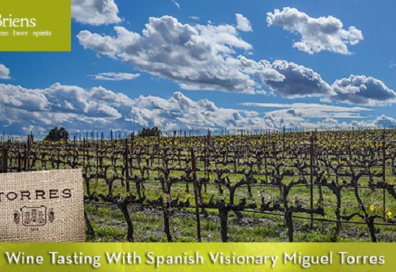 Wine Agenda: Tasting With Spanish Visionary Miguel Torres on October 4th