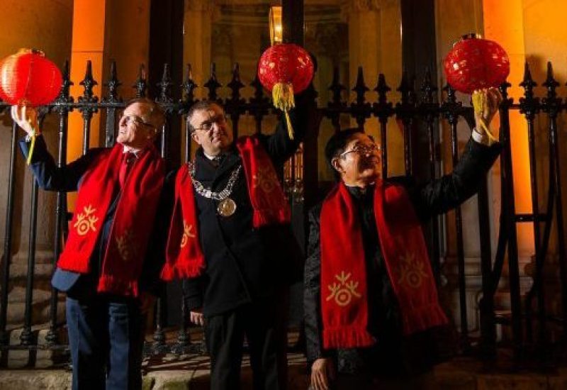 IRELAND SEES RED! BUILDINGS LIGHT UP IN RED TO CELEBRATE CHINESE