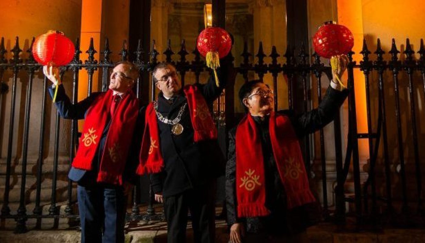 IRELAND SEES RED! BUILDINGS LIGHT UP IN RED TO CELEBRATE CHINESE