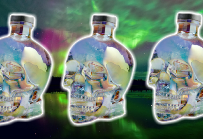 10,000 Diamonds Went Into the Making of the Scary yet Beautiful Crystal Head Aurora Vodka