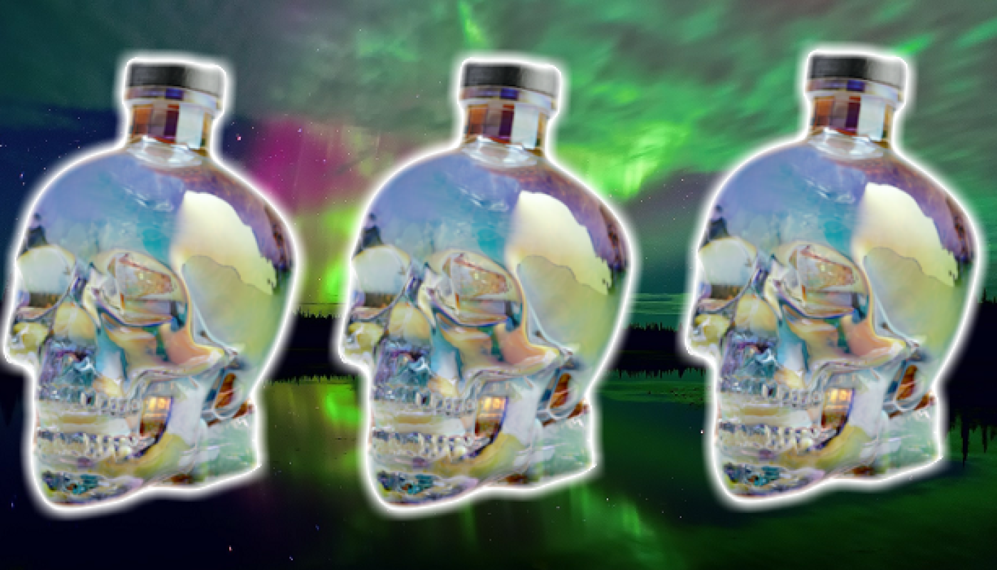 10,000 Diamonds Went Into the Making of the Scary yet Beautiful Crystal Head Aurora Vodka