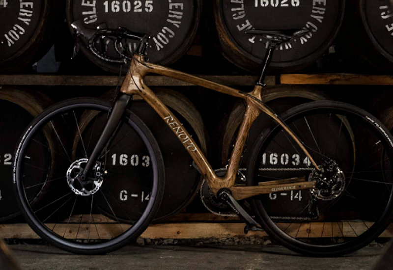 Cycle Against the Grain with this Beautiful Bike Made from Whisky Barrels | Glenmorangie Original whisky bicycle