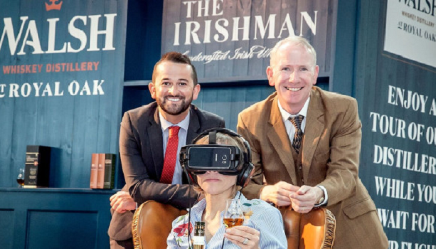 Walsh Whiskey Distillery Launches Cutting Edge Virtual Reality Tour at The Loop in Dublin Airport
