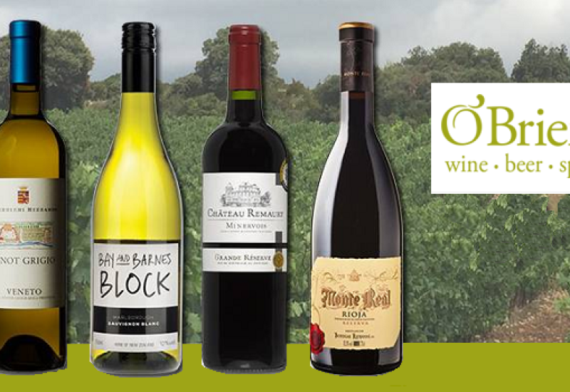 August Brings New Arrivals and Amazing Offers to O'Briens Wine