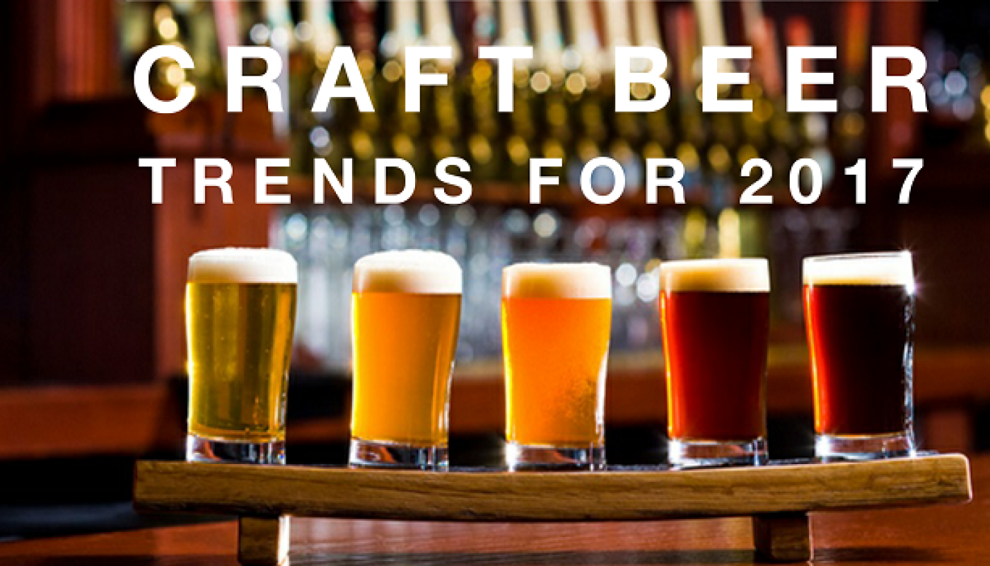 The Top Five Craft Beer Trends we'll See More of on 2017